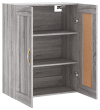 Wandschrank Grau Sonoma 69,5x34x90 cm Holzwerkstoff