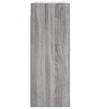 Wandschrank Grau Sonoma 69,5x34x90 cm Holzwerkstoff