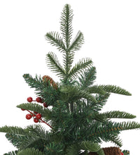 Künstlicher Weihnachtsbaum Klappbar mit Zapfen & Beeren 150 cm