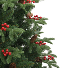 Künstlicher Weihnachtsbaum Klappbar mit Zapfen & Beeren 180 cm