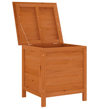 Gartentruhe Braun 50x49x56,5 cm Massivholz Tanne