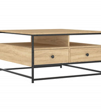 Couchtisch Sonoma-Eiche 80x80x45 cm Holzwerkstoff