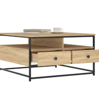 Couchtisch Sonoma-Eiche 80x80x45 cm Holzwerkstoff