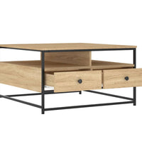 Couchtisch Sonoma-Eiche 80x80x45 cm Holzwerkstoff