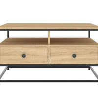 Couchtisch Sonoma-Eiche 80x80x45 cm Holzwerkstoff