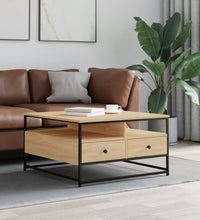 Couchtisch Sonoma-Eiche 80x80x45 cm Holzwerkstoff