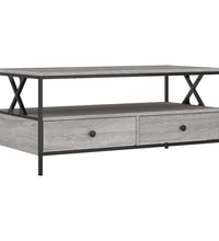 Couchtisch Grau Sonoma 100x51x45 cm Holzwerkstoff