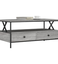 Couchtisch Grau Sonoma 100x51x45 cm Holzwerkstoff