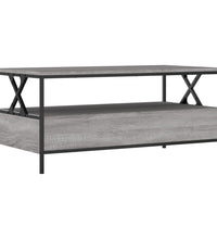 Couchtisch Grau Sonoma 100x51x45 cm Holzwerkstoff