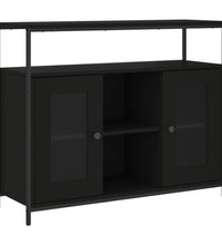Sideboard Schwarz 100x35x80 cm Holzwerkstoff