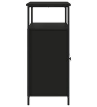 Sideboard Schwarz 100x35x80 cm Holzwerkstoff