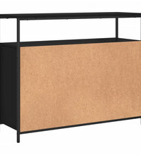 Sideboard Schwarz 100x35x80 cm Holzwerkstoff