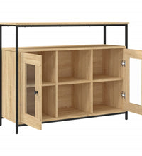 Sideboard Sonoma-Eiche 100x35x80 cm Holzwerkstoff