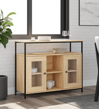 Sideboard Sonoma-Eiche 100x35x80 cm Holzwerkstoff