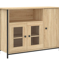 Sideboard Sonoma-Eiche 100x35x75 cm Holzwerkstoff