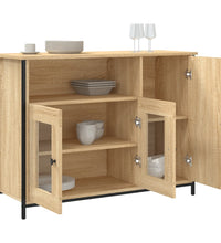 Sideboard Sonoma-Eiche 100x35x75 cm Holzwerkstoff