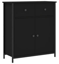 Sideboard Schwarz 70x30x80 cm Holzwerkstoff