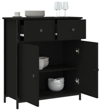 Sideboard Schwarz 70x30x80 cm Holzwerkstoff