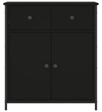 Sideboard Schwarz 70x30x80 cm Holzwerkstoff