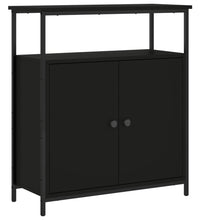 Sideboard Schwarz 70x30x80 cm Holzwerkstoff