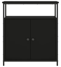 Sideboard Schwarz 70x30x80 cm Holzwerkstoff