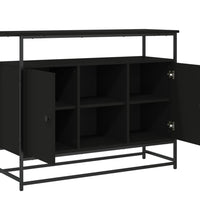 Sideboard Schwarz 100x35x80 cm Holzwerkstoff