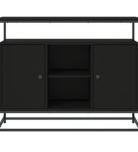 Sideboard Schwarz 100x35x80 cm Holzwerkstoff