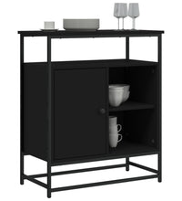 Sideboard Schwarz 69x35x80 cm Holzwerkstoff