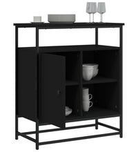 Sideboard Schwarz 69x35x80 cm Holzwerkstoff