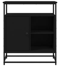 Sideboard Schwarz 69x35x80 cm Holzwerkstoff