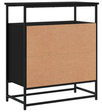 Sideboard Schwarz 69x35x80 cm Holzwerkstoff