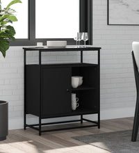 Sideboard Schwarz 69x35x80 cm Holzwerkstoff