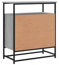 Sideboard Grau Sonoma 69x35x80 cm Holzwerkstoff