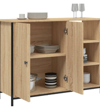 Sideboard Sonoma-Eiche 100x33x75 cm Holzwerkstoff