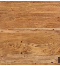 Bartisch 55x55x107 cm Massivholz Akazie und Eisen