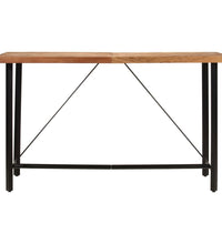 Bartisch 180x70x107 cm Massivholz Akazie und Eisen