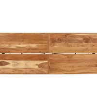 Bartisch 180x70x107 cm Massivholz Akazie und Eisen