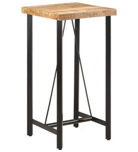 Bartisch 55x55x107 cm Massivholz Mango und Eisen