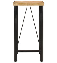 Bartisch 55x55x107 cm Massivholz Mango und Eisen