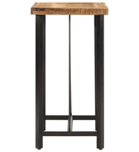 Bartisch 55x55x107 cm Massivholz Mango und Eisen