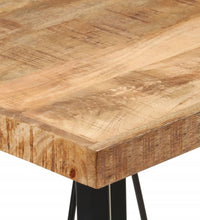 Bartisch 55x55x107 cm Massivholz Mango und Eisen