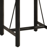 Bartisch 55x55x107 cm Massivholz Mango und Eisen