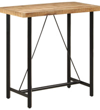Bartisch 110x55x107 cm Massivholz Mango und Eisen