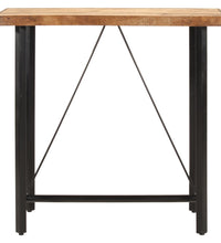 Bartisch 110x55x107 cm Massivholz Mango und Eisen