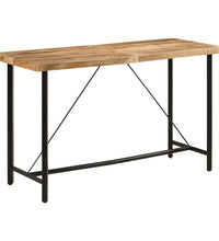 Bartisch 180x70x107 cm Massivholz Mango und Eisen