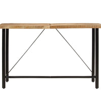 Bartisch 180x70x107 cm Massivholz Mango und Eisen