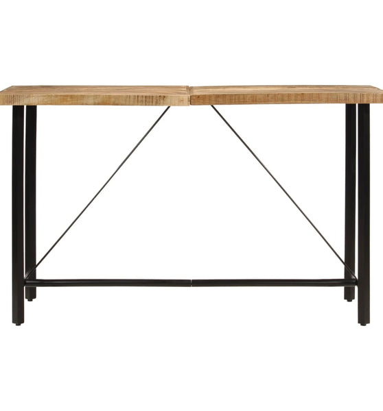 Bartisch 180x70x107 cm Massivholz Mango und Eisen