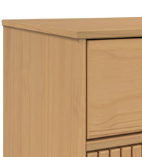 Sideboard OLDEN Braun 114x43x73,5 cm Massivholz Kiefer