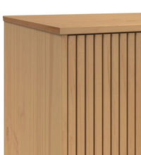Sideboard OLDEN Grau und Braun 114x43x73,5 cm Massivholz Kiefer