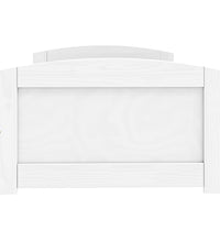 Tagesbett mit 2 Schubladen IRUN Weiß 90x200cm Massivholz Kiefer